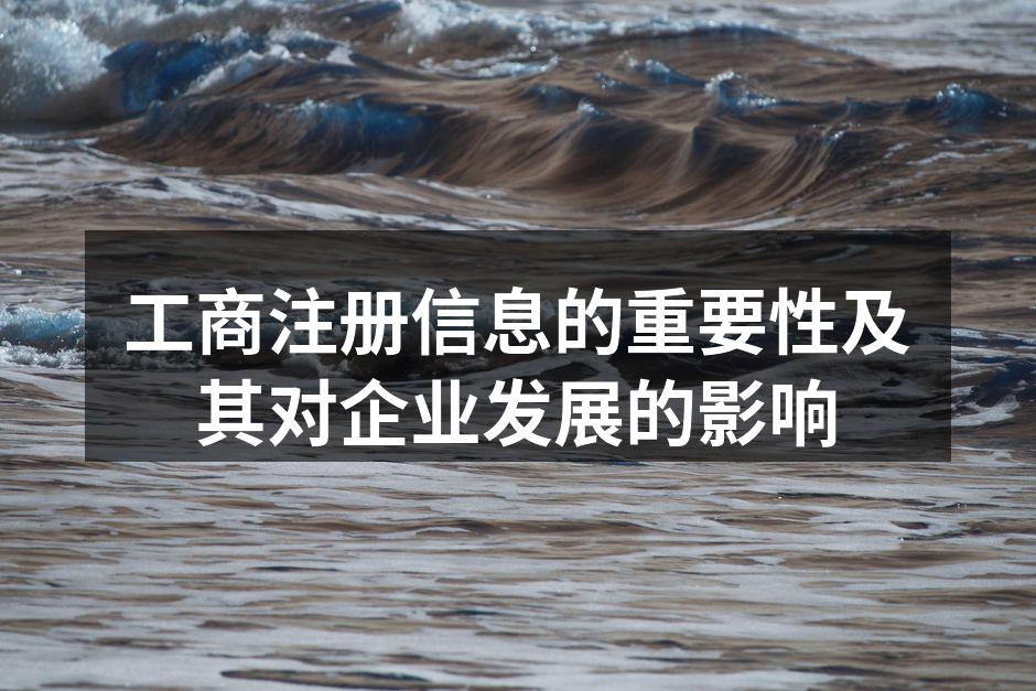 工商注册信息的核心要素